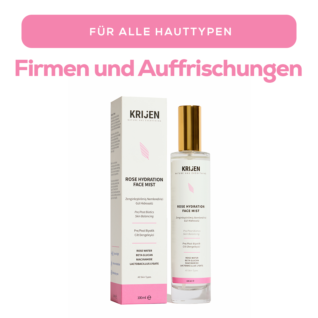 Angereichertes, feuchtigkeitsspendendes Rosenhydrosol – Gesichtsnebel mit Niacinamid und Haferextrakt 100 ml