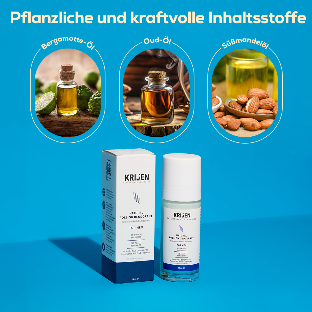 Oud Wood & Bergamotte Herren Roll-On Deodorant 50 ml