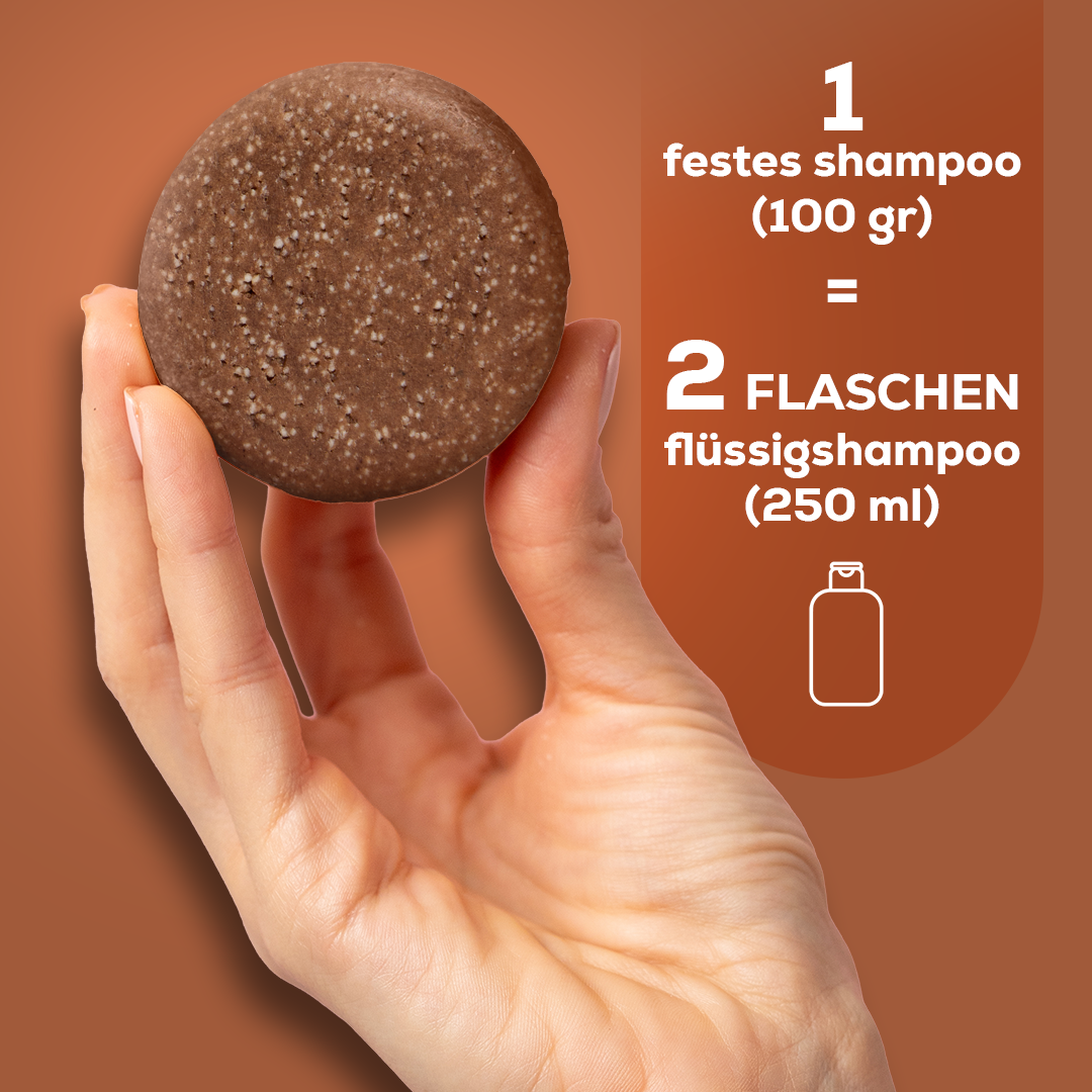 Festes Shampoo Terebinthe & Kakao 100 g – mit natürlichem Luffa