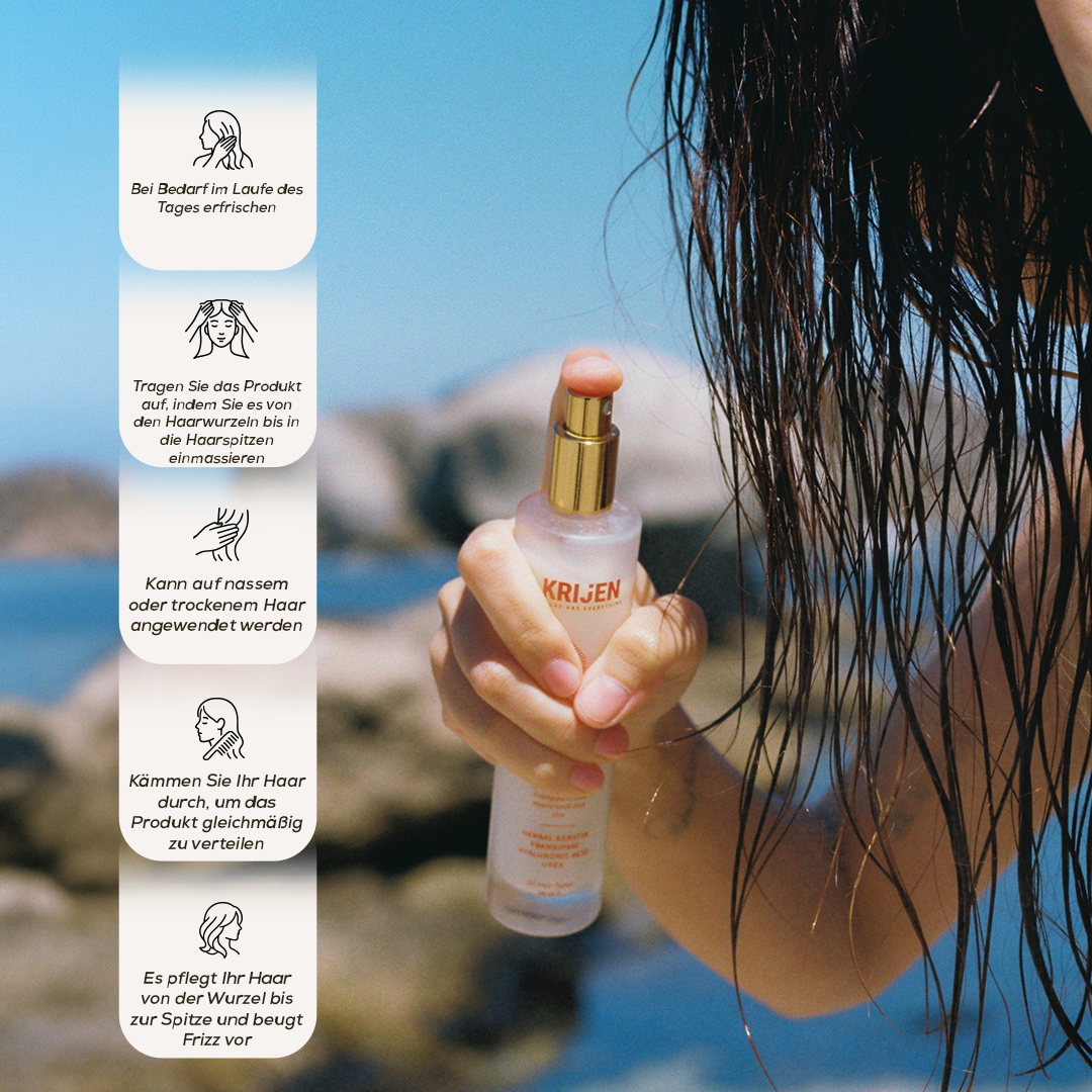 Frangipani Leave-In Keratin-Haarmilch (leichte Kämmbarkeit) – 100 ml
