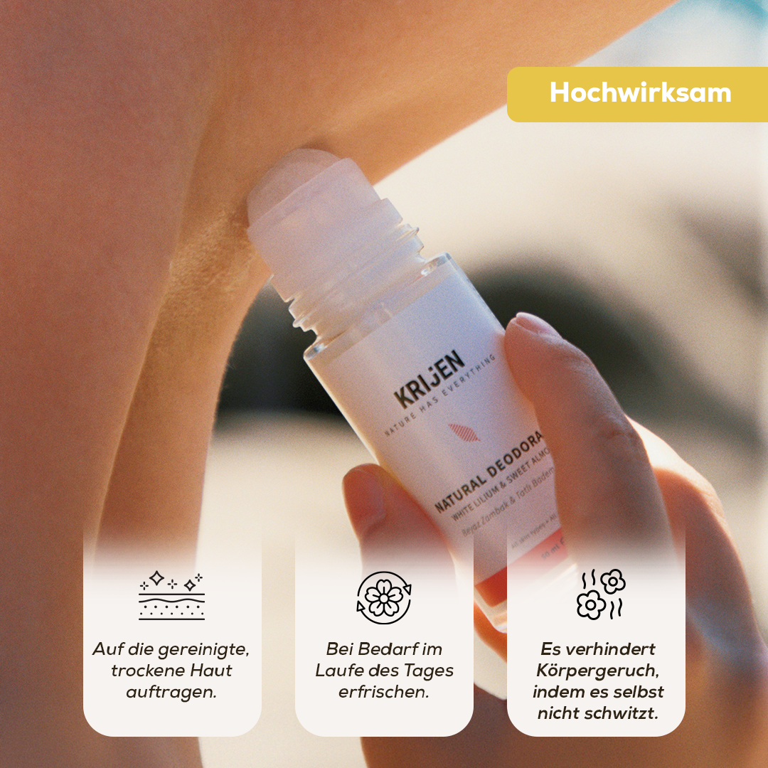 Roll-On-Deodorant mit Lindenblüten und süßer Mandel 50 ml
