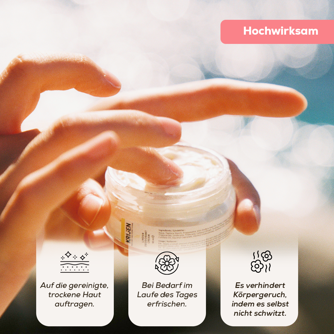 White Lily & Grape Seed Cream Deodorant (50 ml)