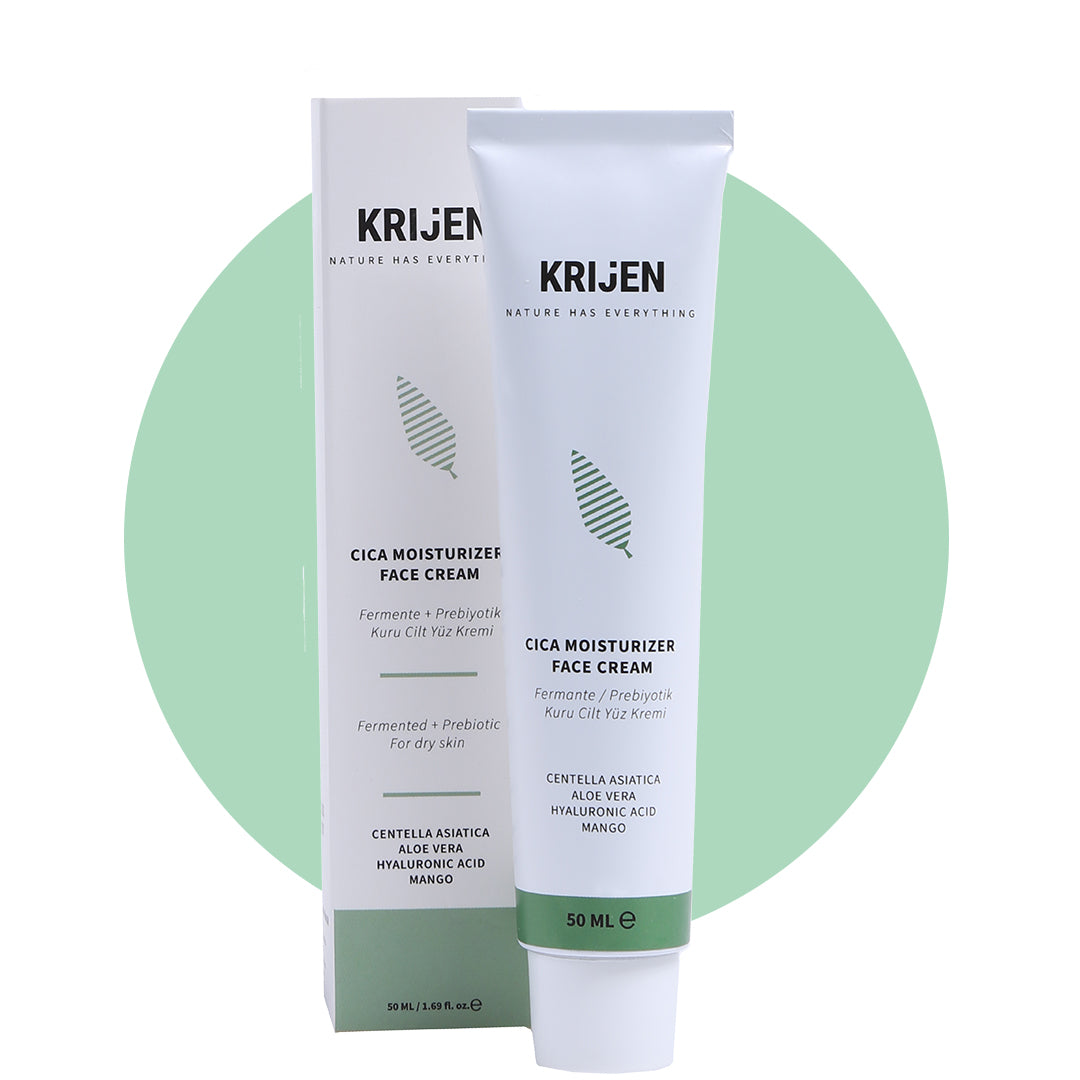 CICA + Aloe Vera | Fermentierte/präbiotische Gesichtscreme für trockene Haut 50 g