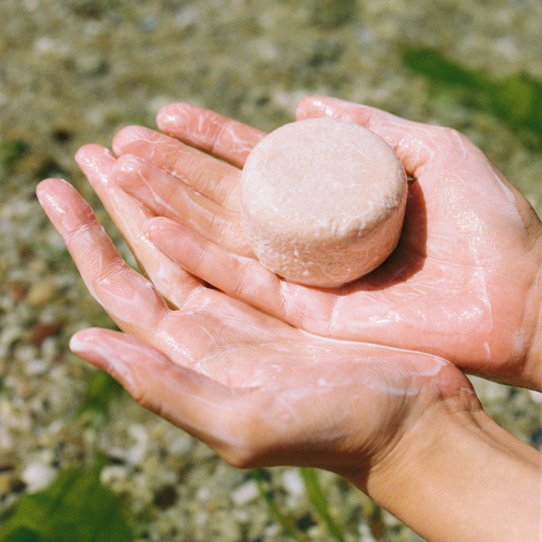 Festes Shampoo mit Sheabutter und Lorbeerblatt, 100 Gr.