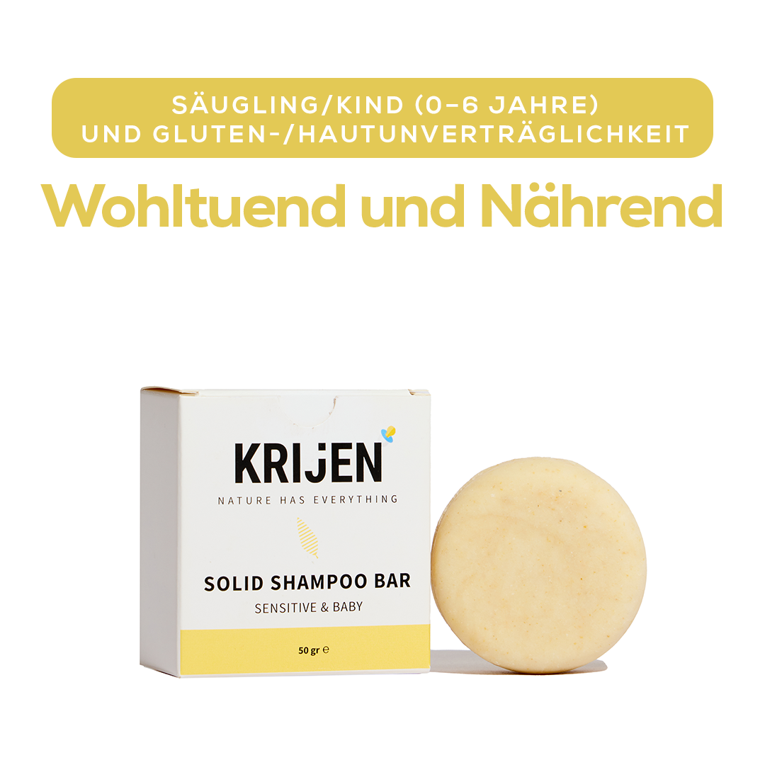 Festes Shampoo Sensitive & Baby 50 g – Probiergröße