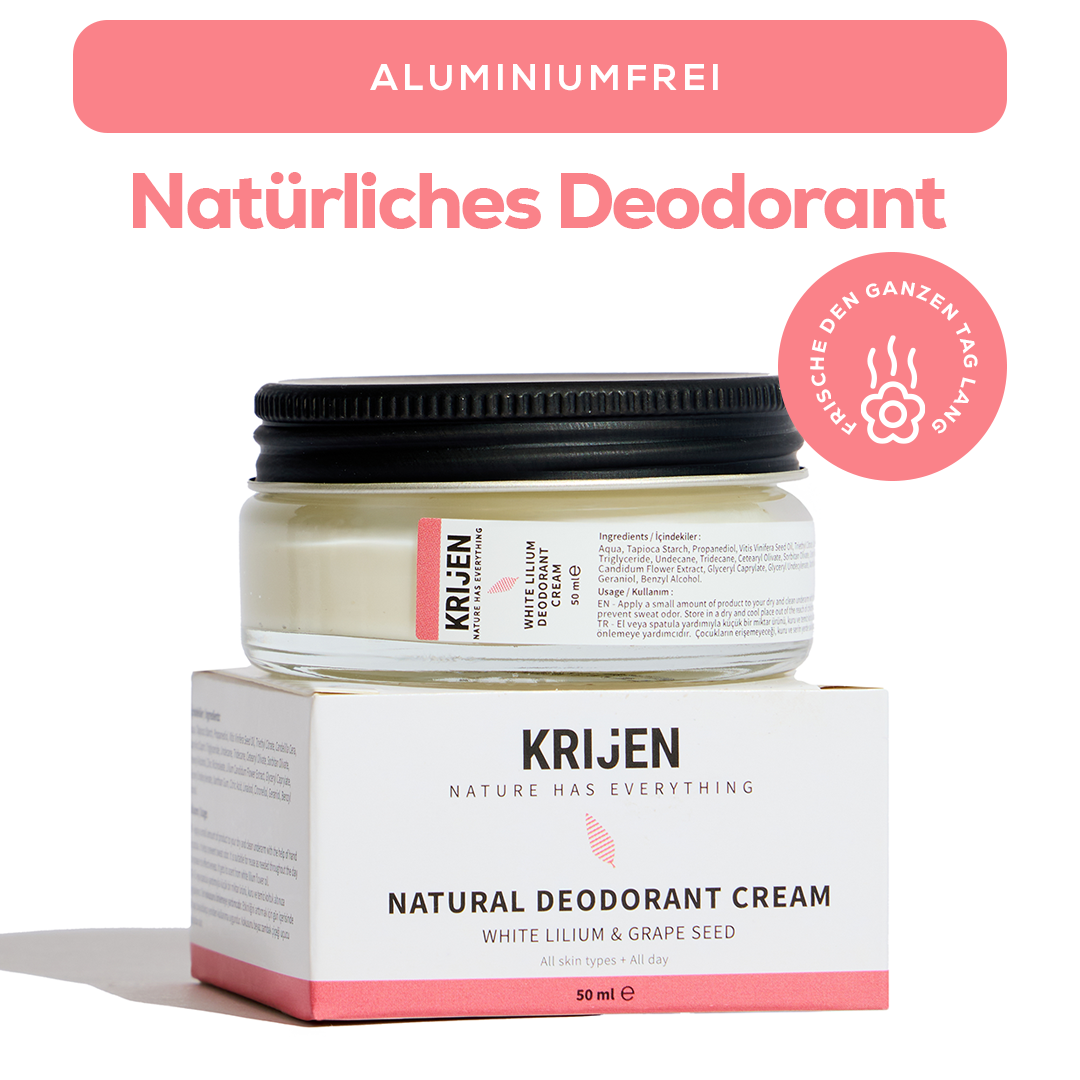 White Lily & Grape Seed Cream Deodorant (50 ml)