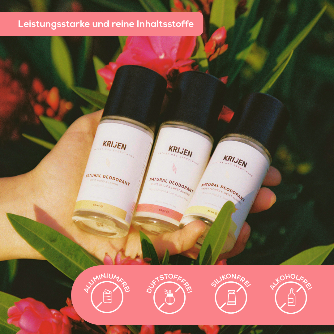 White Lily & Sweet Almond Roll-On Deodorant (50 ml)