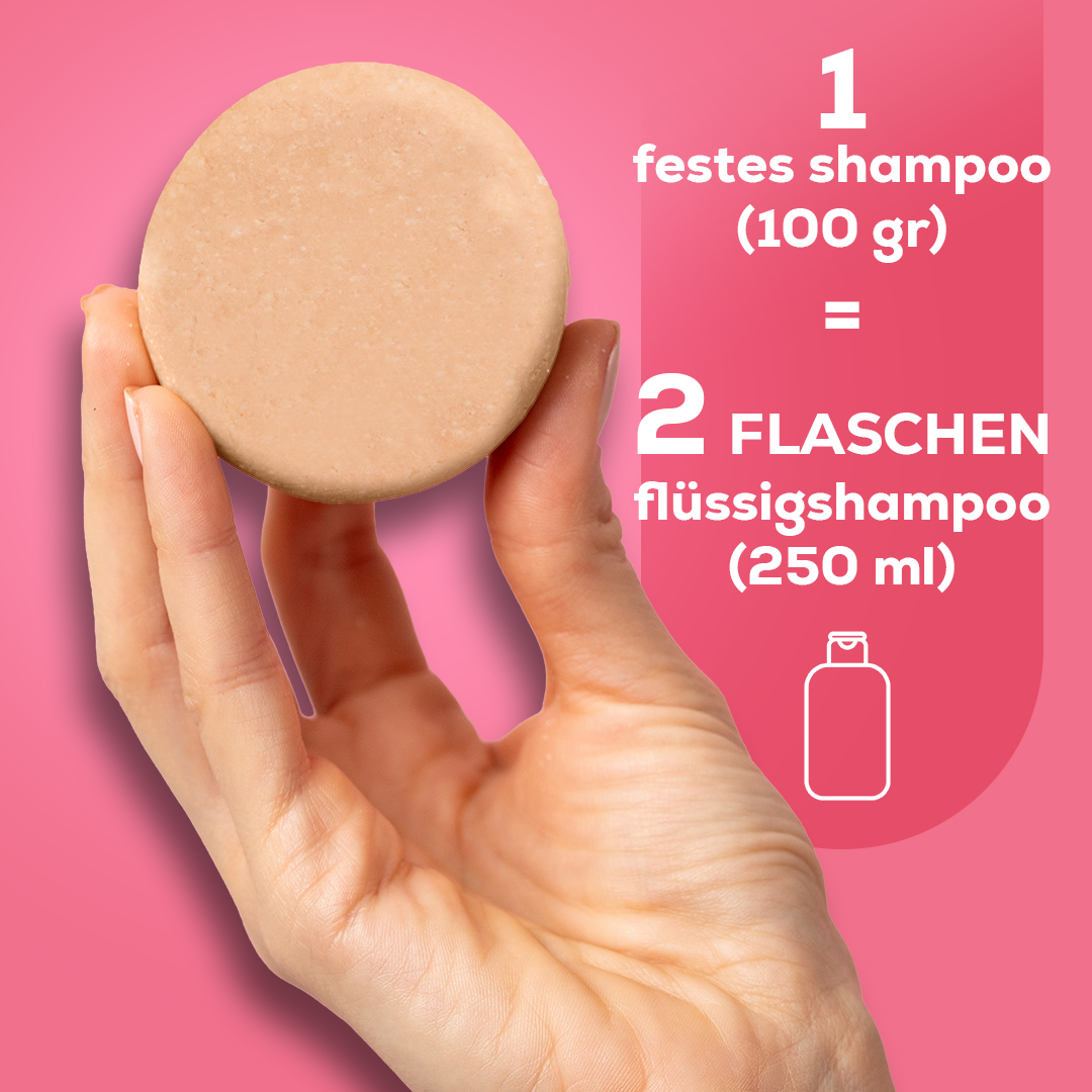 Festes Shampoo mit Nelkenblättern und Johanniskrautblüten 50 g – Probiergröße