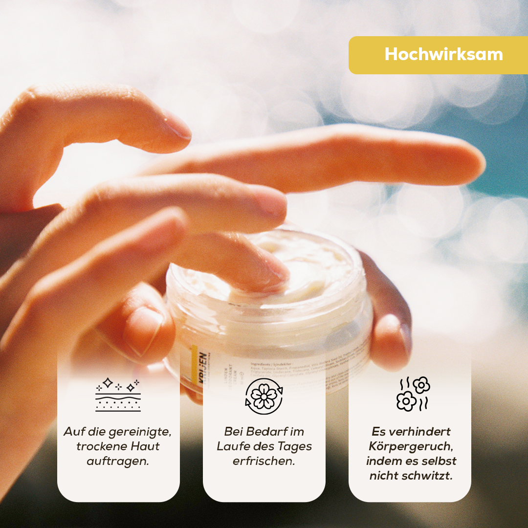 Linden Flower & Grape Seed Cream Deodorant (50 ml)