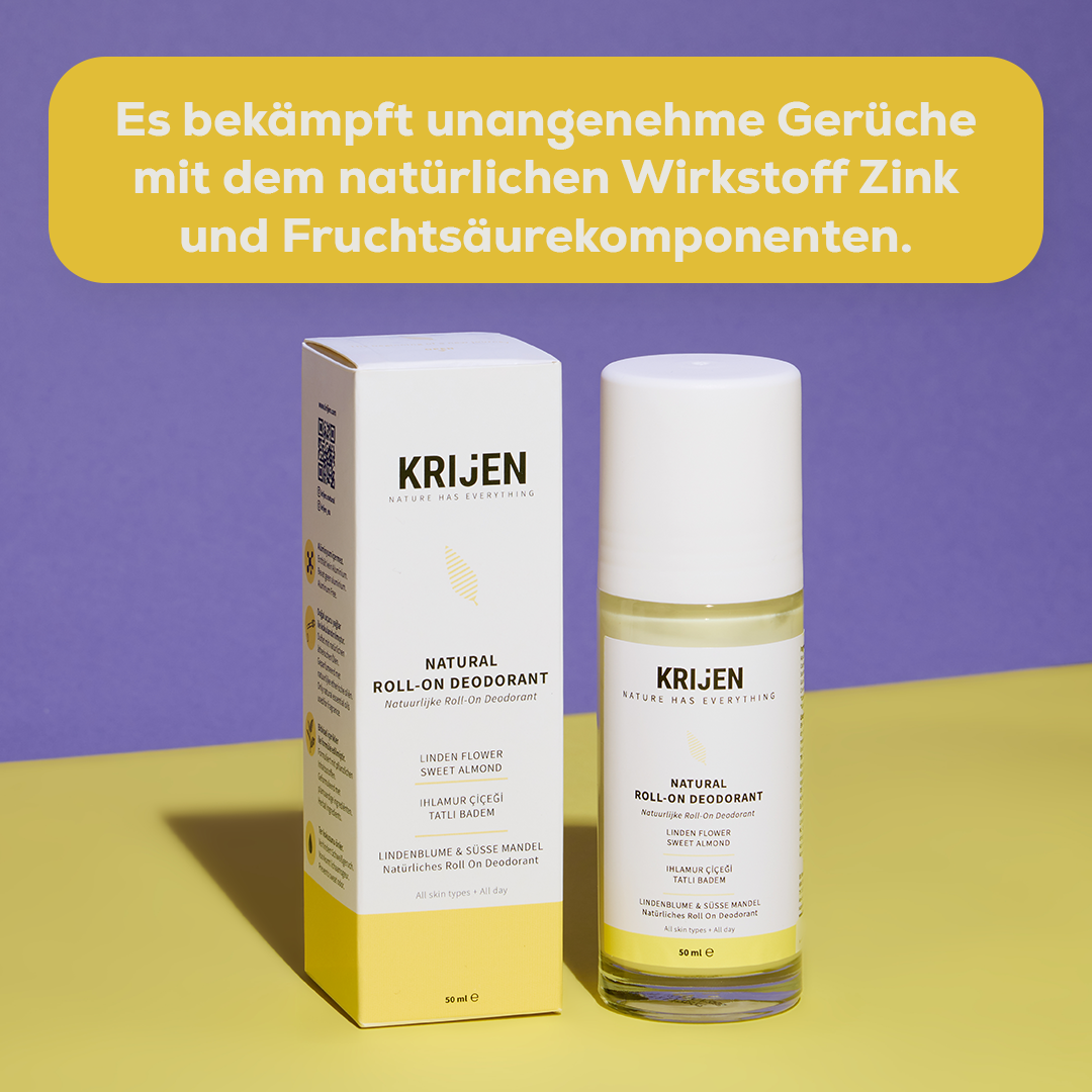 Linden Flower & Sweet Almond Roll-On Deodorant (50 ml)