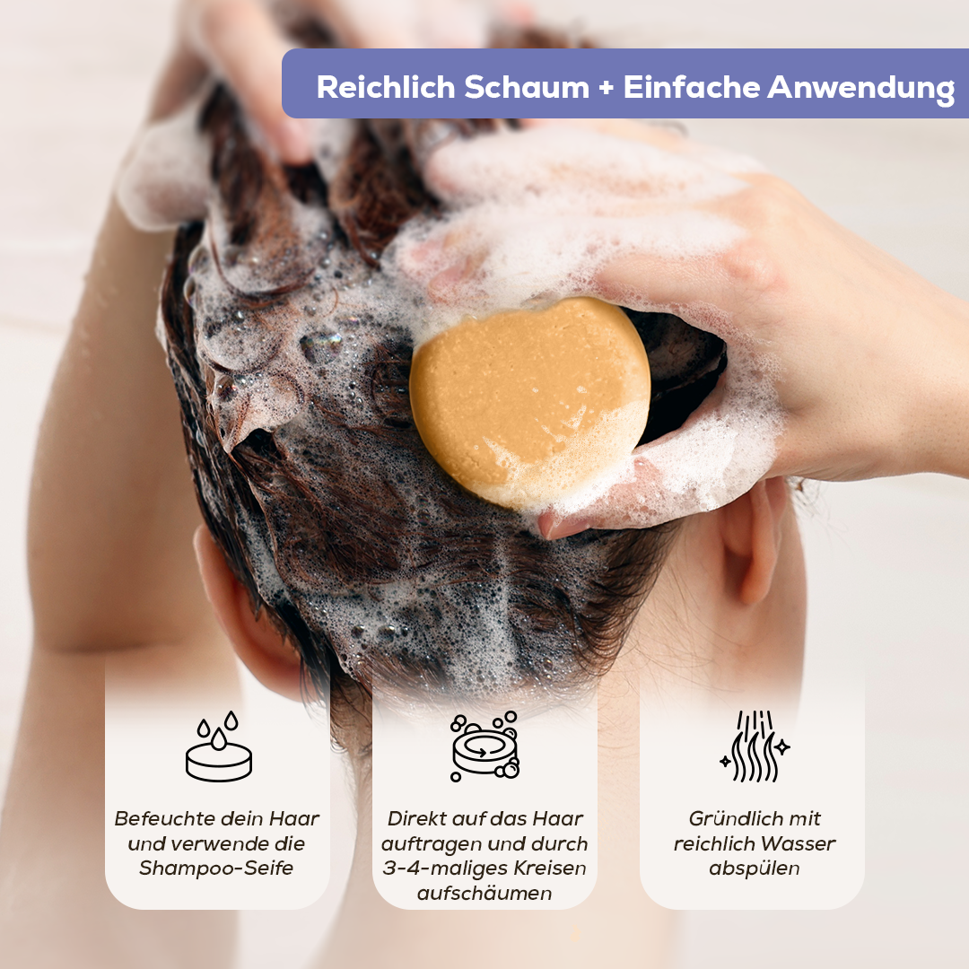 Festes Shampoo Argan & Lavendel 50 g – Probiergröße