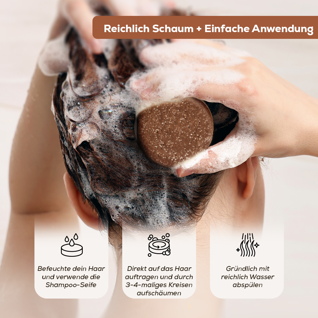 Festes Shampoo Terebinthe  & Kakao 100 g – mit natürlichem Luffa