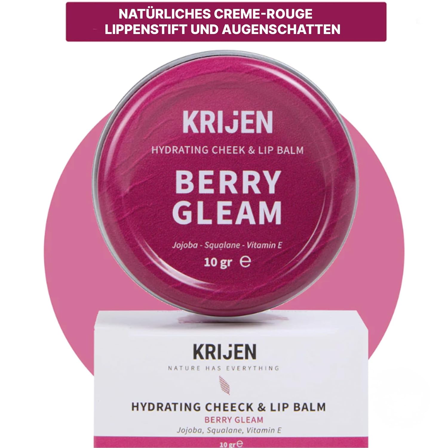 Berry Gleam Getönter Lippen- & Wangenbalsam