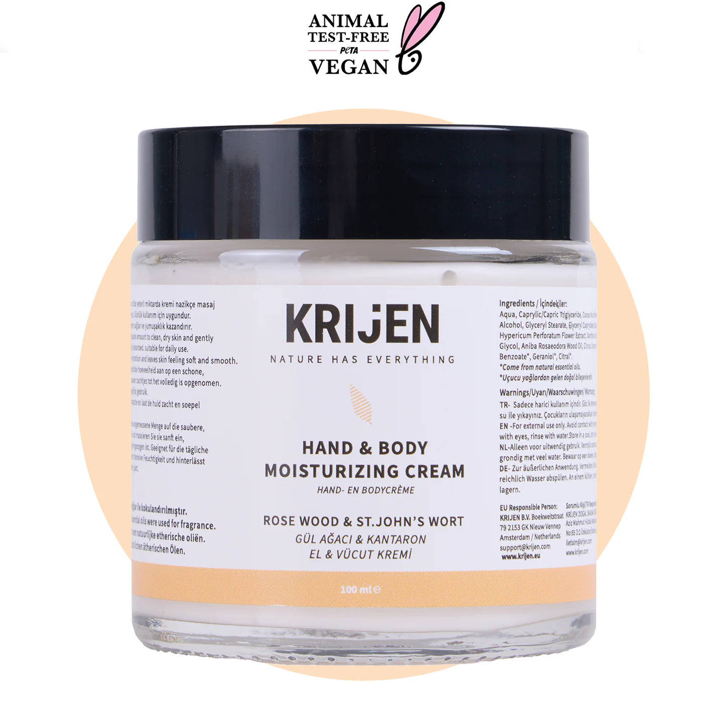 Rosenholz & Johanniskraut Hand- und Körpercreme